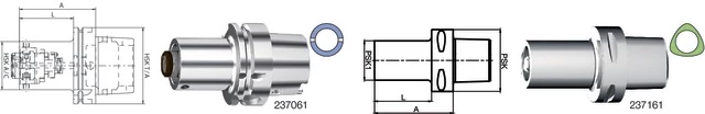 SWISS TOOLS 237061 6340-70 Szűkítés, HSK