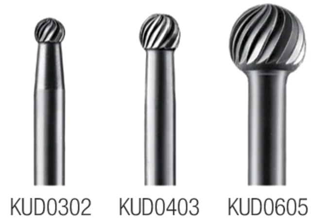 PRECITOOL 444808 KUD0302 Keményfém turbómaró, Gömb alak Z=5
