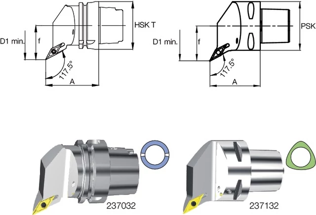 SWISS TOOLS 237032 6316L Késszár, 117,5°/35° SVPB L/R