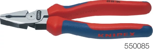 KNIPEX 550085180 Kombinált erőfogó, polírozott, többkomponensű burkolattal