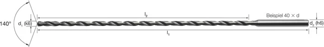 MIKRON 102437 0170 Mikrofúró, Tömör keményfém, 15 × D, eXedur SL, belső hűtéssel