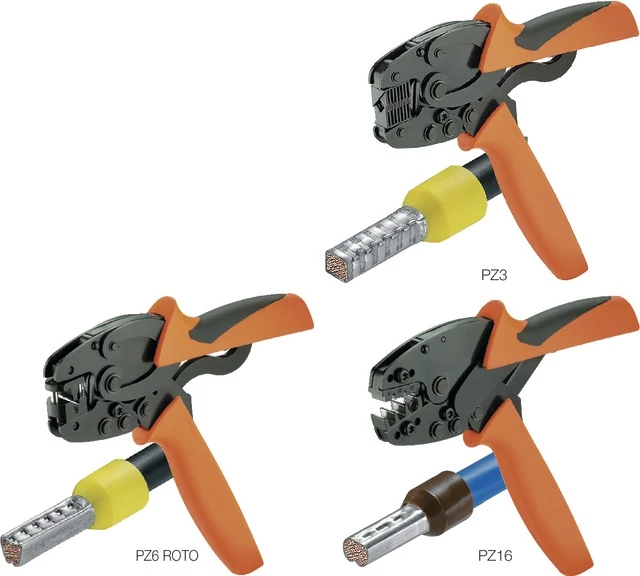 WEIDMÜLLER 557710 PZ6ROTO Krimpelő fogó, érvéghüvelyekhez