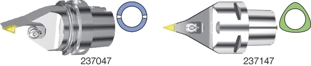 SWISS TOOLS 237047 6316N-130 Késszár, 72,5°/35°/72,5° DVVN N