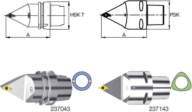 SWISS TOOLS 237143 6311N-130 Késszár, 62,5°/55°/62,5° SDNC N