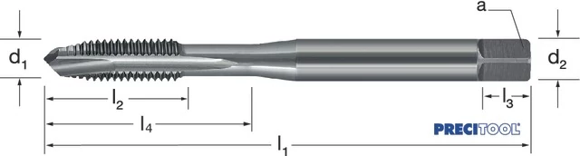 PREMUS 132420 M1,2 Gépi menetfúró, HSSE-V3 g
