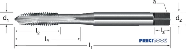 PREMUS 132422 M16 Gépi menetfúró, HSSE-V3 6G
