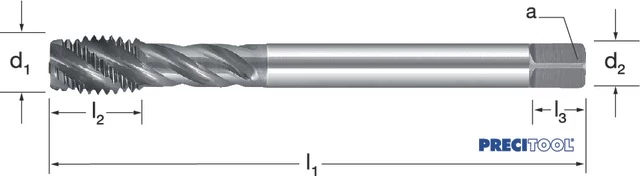 PREMUS 135435 M4 Gépi menetfúró, HSSE-V3 RSP40 vaporizált