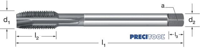 PREMUS 135640 M5X0,50 Gépi menetfúró, HSSE-V3 g