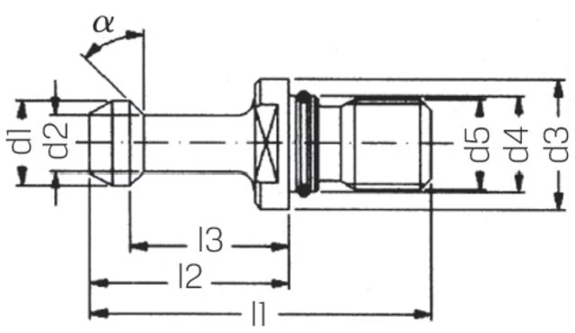 HAIMER 246681 40/45 Behúzócsapok, JD átmenő furattal tömítve