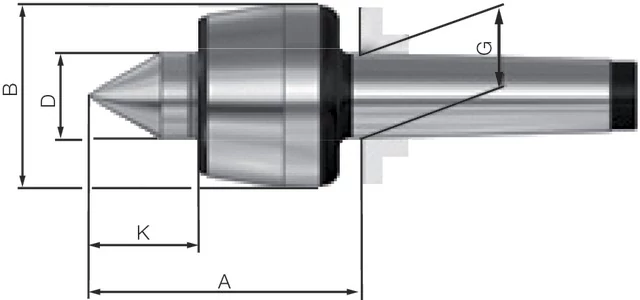 RÖHM 220201 3 Forgócsúcs, Edzett és köszörült test