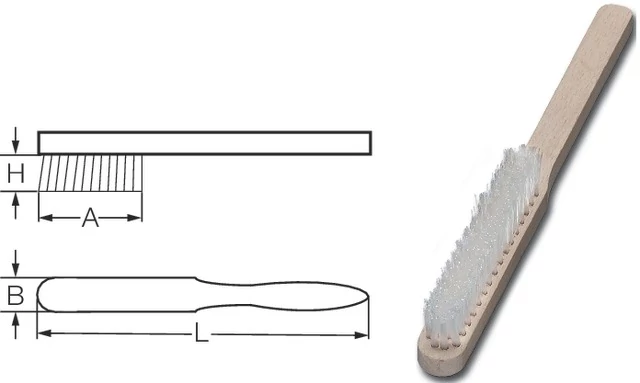 LESSMANN 482812 110X20 Finomkefe, poliamid, sima (0,30 mm)