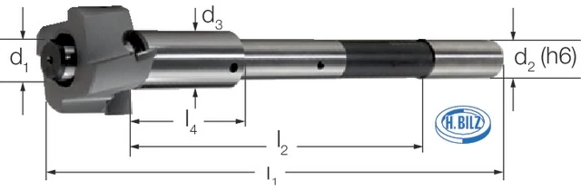 BILZ 114330 9X12,0 Fordított süllyesztő rendszer, Tartó hátrasüllyesztőhöz, TUHW tartó típus, 2-részes persellyel