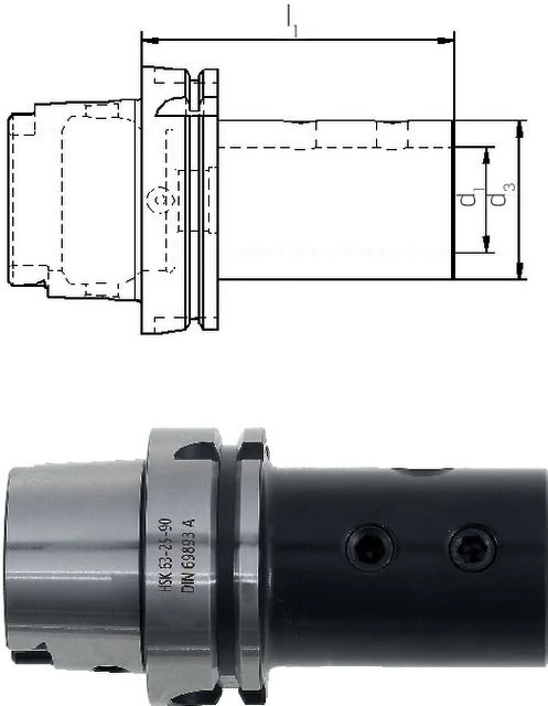 PREMUS 242235 63/25 Fúróbefogó E1 rövid