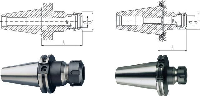 PRETEC 240600 40/ER25 Befogó tokmány ER, rövid