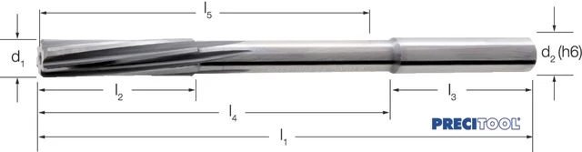 PREMUS 126381 2,00 NC gépi dörzsár, VHM, TiAlN