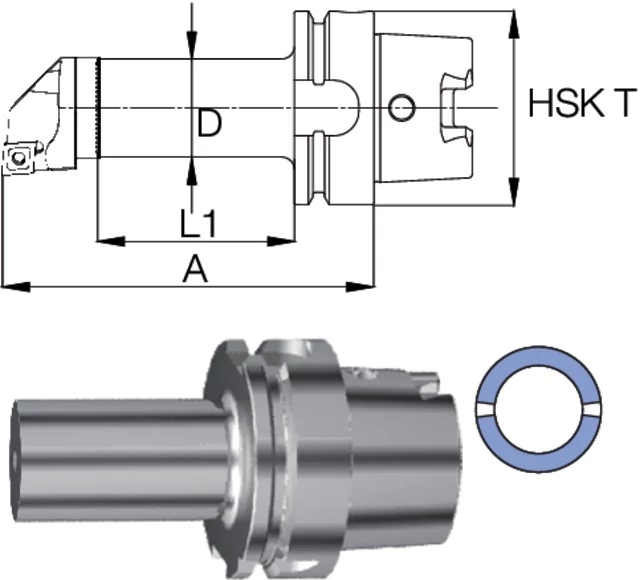 SWISS TOOLS 237180 4025X110 Furatkés, cserélhető fejhez