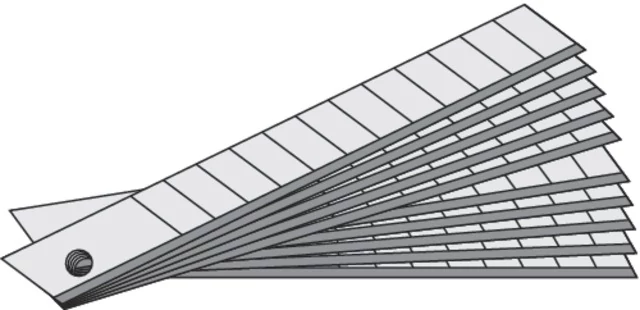 PRECITOOL 5583220015 Letörhető penge, késpenge (csomagolási egység = 10 darab)