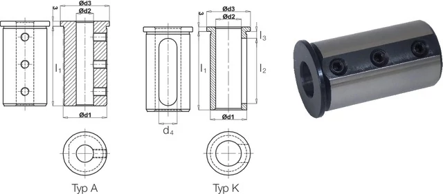 PRETEC 234261 20X08 Szűkítő persely, DIN 69880 Szűkítőpersely